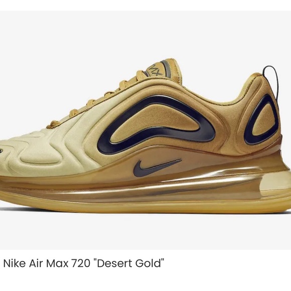 Nike Air Max 720 Men’s Size 12 in Box Desert Gold Colour - Picture 3 of 13